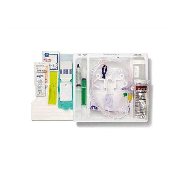 Tray Foley Catheter ERASE Cauti 14Fr 10cc 1% Silicone 10/Ca